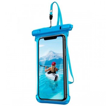 Capa Estanque para Smartphone Universal - Azul