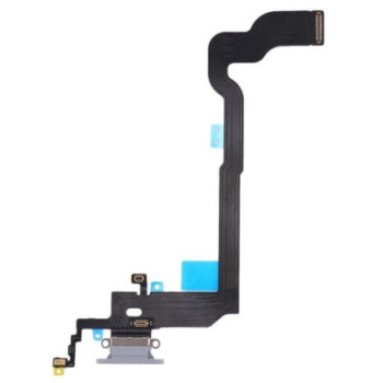 Flex de carga + microfone iPhone X - Cinzento