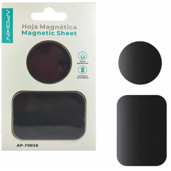 Chapas magnéticas com adesivo para smartphones