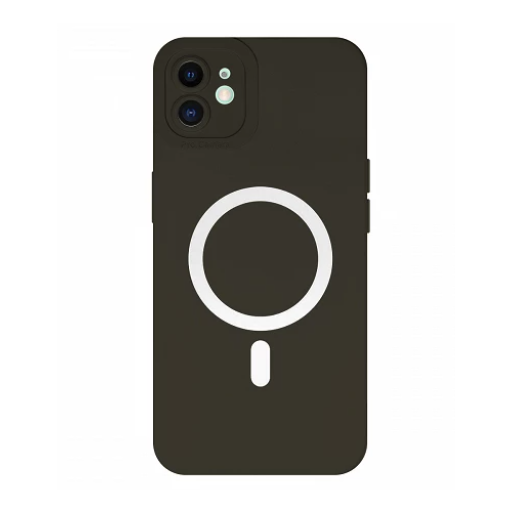 Capa iPhone 11 Silicone com suporte magnético (compatível c