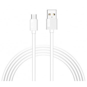 Cabo de dados USB-C T-Phox Nets 1,2M 2.4A - Branco